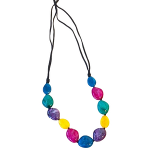 Multicoloured Beaded Statement Necklace
